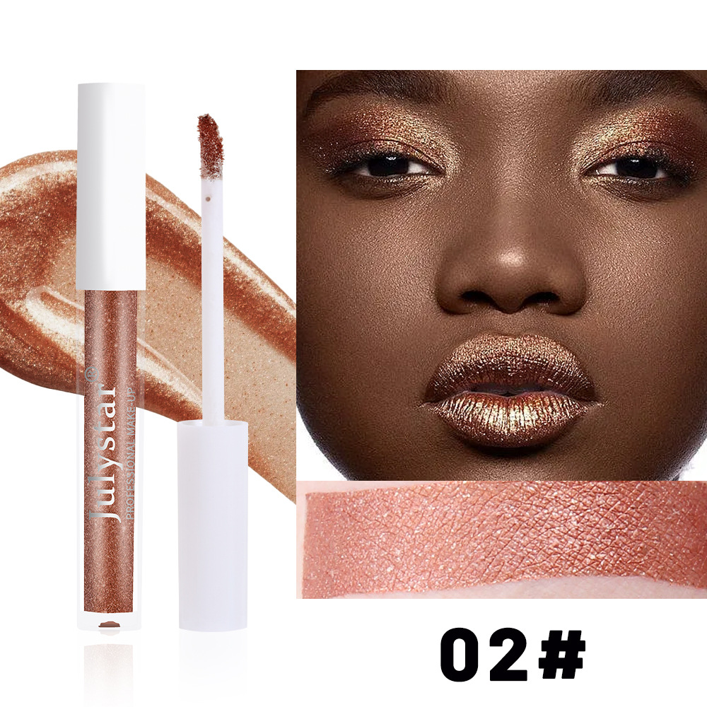 carina Julystar Ten Color Pearl Matte Makeup Colorful Streaming eye shadow Liquid Set_voghion.com