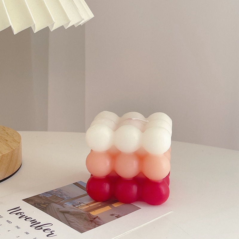 ins geometría gradiente cubo de balmón Rubik decoración de escritorio decoración interior perfumes duraderos props de fotografía