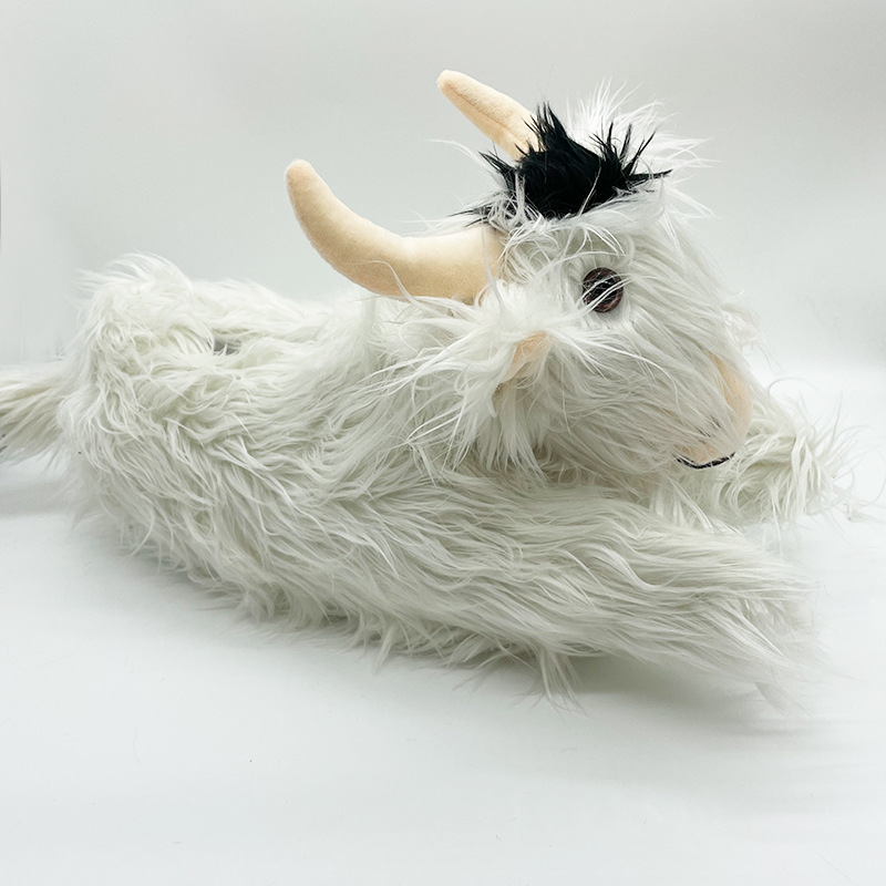 En stock CE Amazon Venta caliente Highland vaca zapatillas escocés yak Zapatillas Zapatos de algodón