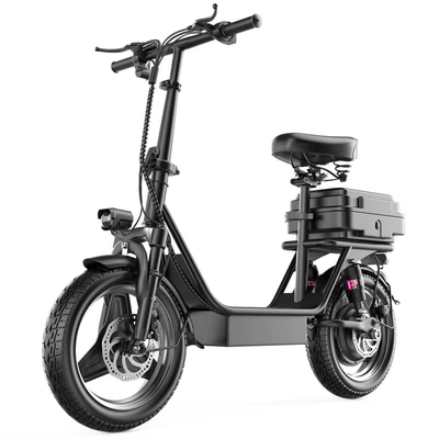 Warehouse Scooter 14inch Electric Qatlanan elektrik velosipedlər - k9-36v13ah36-48km