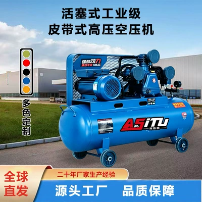 Air Compressor Industrial-Grade Large 380V High-Pressure Air Pump Small 220V Spray Paint Air Pump Auto Repair Air Compressor
