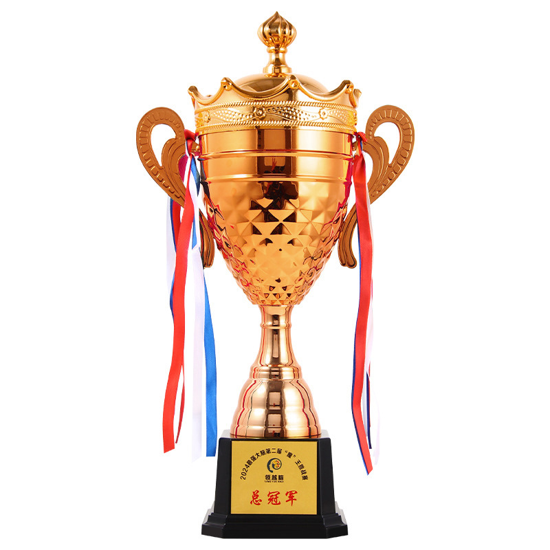 Trofeo de la corona de metal Concurso de juegos del campus Premios del trofeo Premios de la reunión anual creativa de la empresa Premios destacados