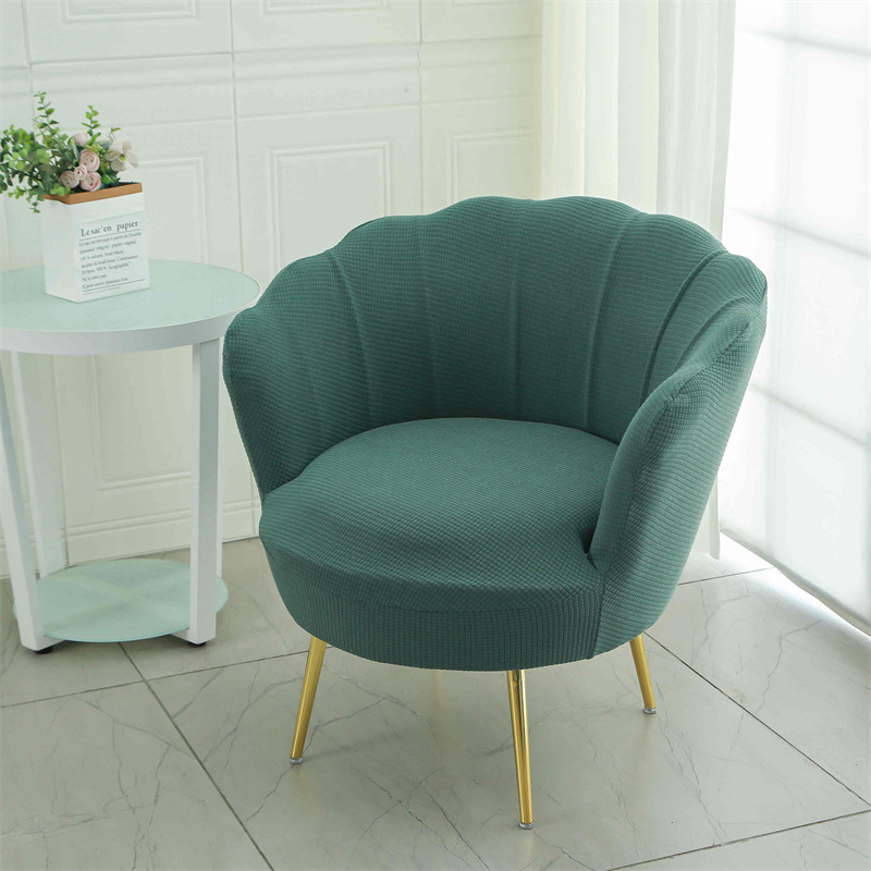 Cubierta de silla de pétalo nuevo jacquard elástico Four Seasons Universal maquillaje silla palillos cubierta arco anti-gato cero