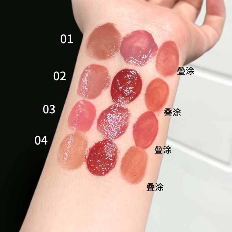 CAPPUVINI Touch Screen Honey Solid Lips Water Light Moisturizing Lips Clear False Natural Otoño Invierno Esmalte labial image 5