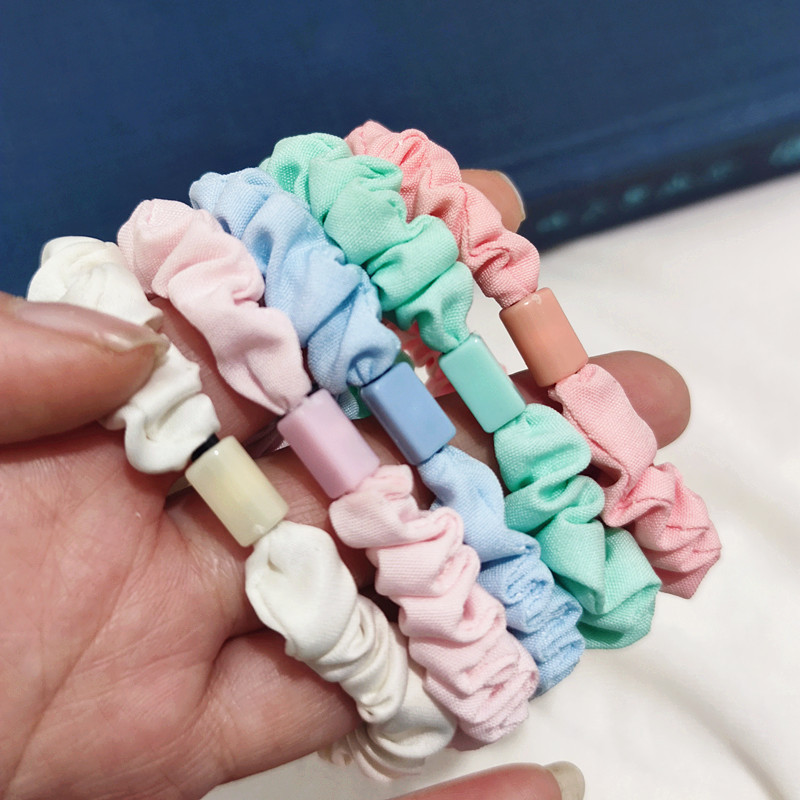 奶油色简约小肠圈