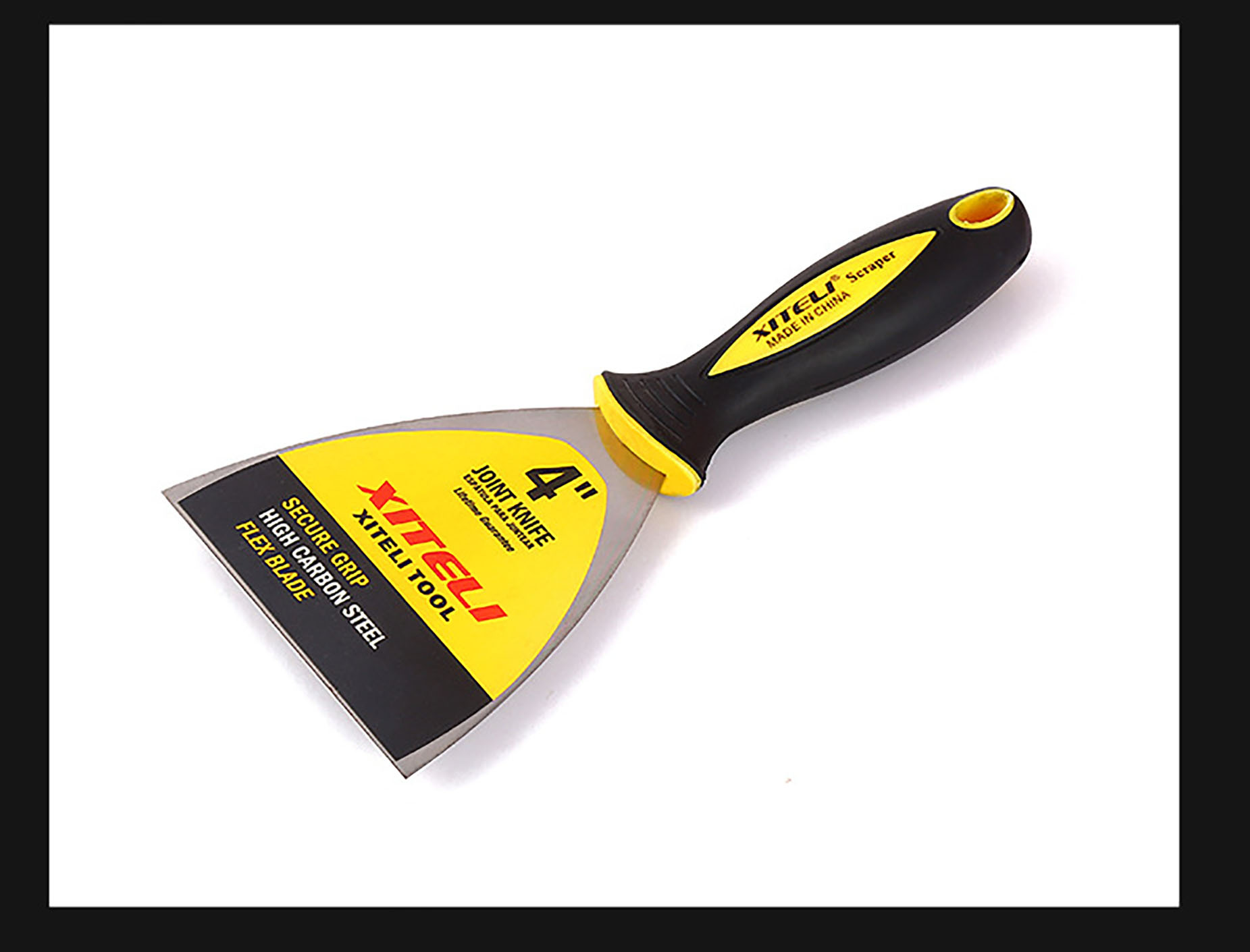 高碳钢腻子刮刀油灰刀汽车钣金喷漆刮刀墙面找平工具刮片清洁刀