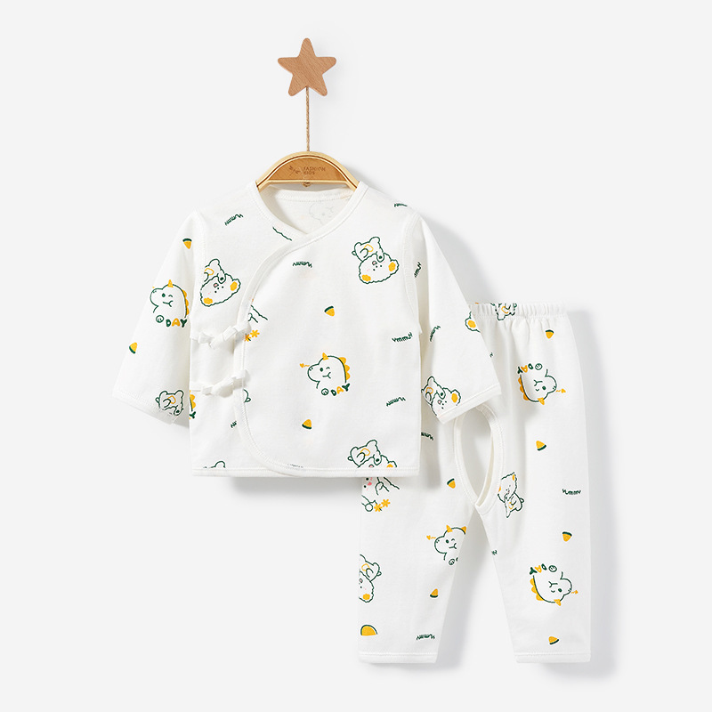 Ropa de bebé recién nacido Primavera, Otoño e Invierno recién nacido algodón 0 base 3 meses cálido monje otoño ropa bebé ropa interior traje
