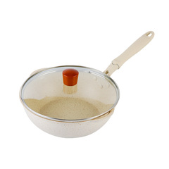 Special for pan induction cooker, small wok for one person, small single non-stick wok, household small wok
