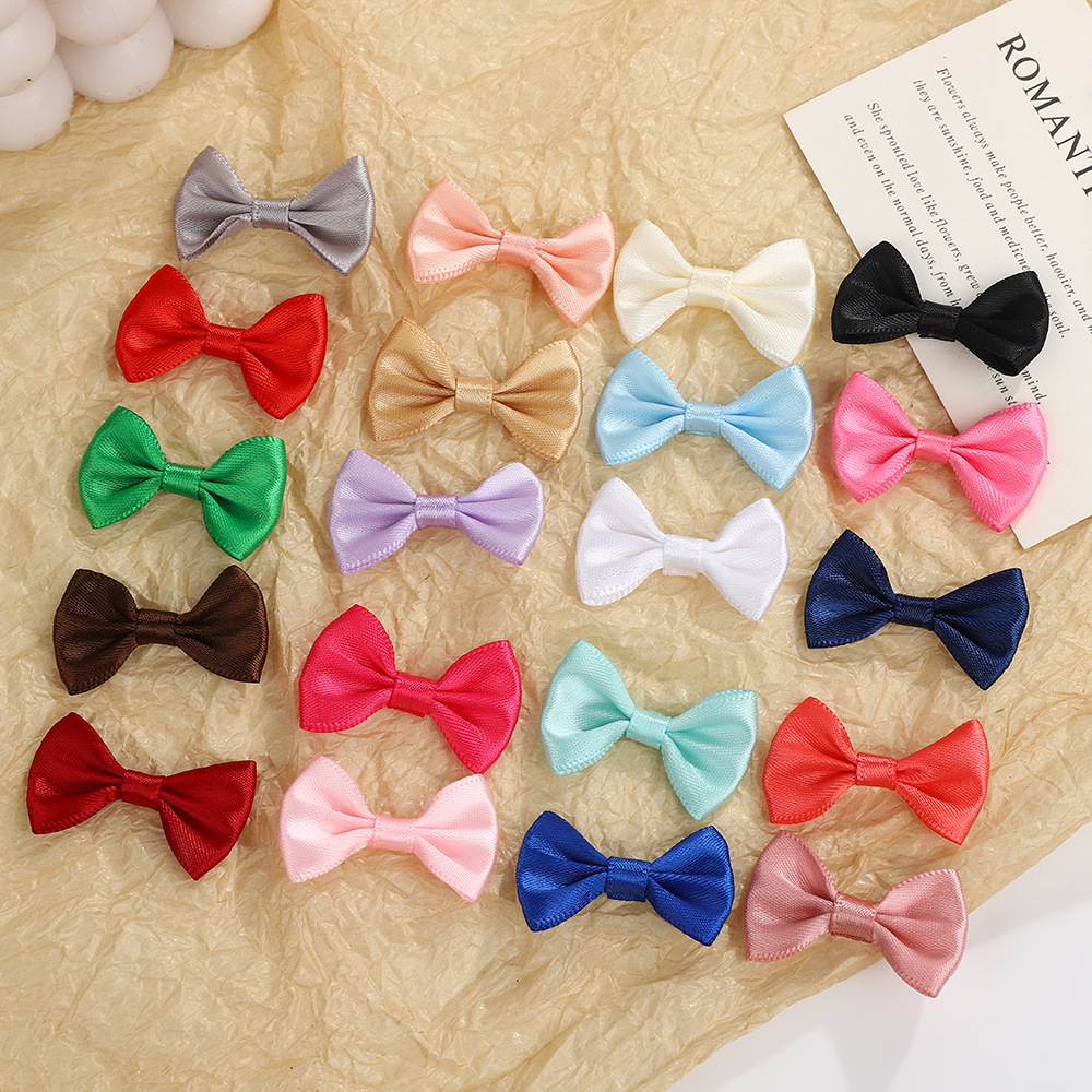 2.5cm Polyester with Bow 3.8 Ribbon Bow Polyester with Bow Tie Accessories Wholesale Home Textile Small Bow