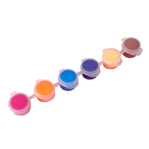 6-color acrylic paint DIY student art painting pigment graffiti fan colorful drawing plaster body paint sticks