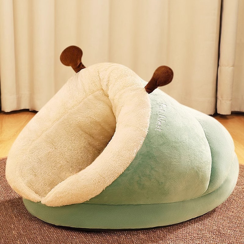 애완동물 슬리퍼 고양이 둥지 [녹색]