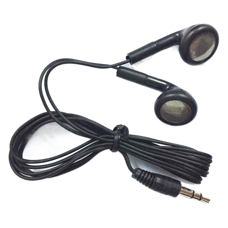 Free shipping bass flat ear computer mobile phone mp3 universal sports earphones gift manufacturers wholesale