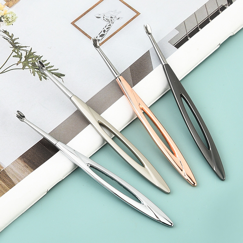 Factory stainless steel dead leather fork household dead leather push exfoliating manicure dead leather shovel dead leather fork manicure tools wholesale