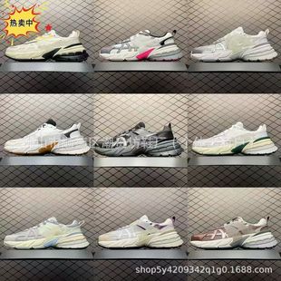 Putian Pure Original V2K Mesh Height-Increasing Cushioning Silver Dad Shoes Low-Top Retro Breathable Versatile Unisex Running Shoes