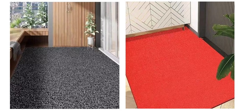 Silk Ring Entry Mat Door Mat Anti-Slip Mat Floor Mat Dirt Resistant PVC Plastic Car Mat Dirt Resistant Large Size