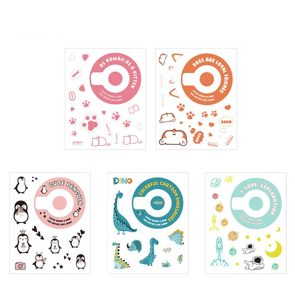 Polaroid, creative camera, cartoon sticker, space set, new collection, DIY