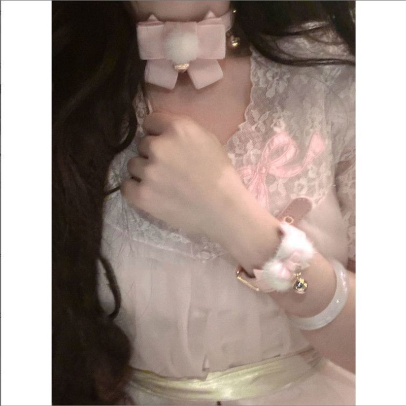 목걸이 견인 초커 팔찌 세트