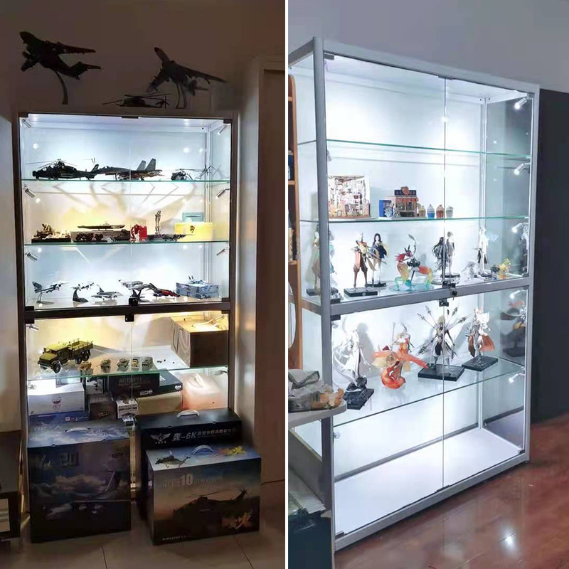 1W3W gabinete de vidrio gabinete modelo escaparate de la joyería columna proyector de la lámpara vitrina pequeño proyector universal 12V24V220V