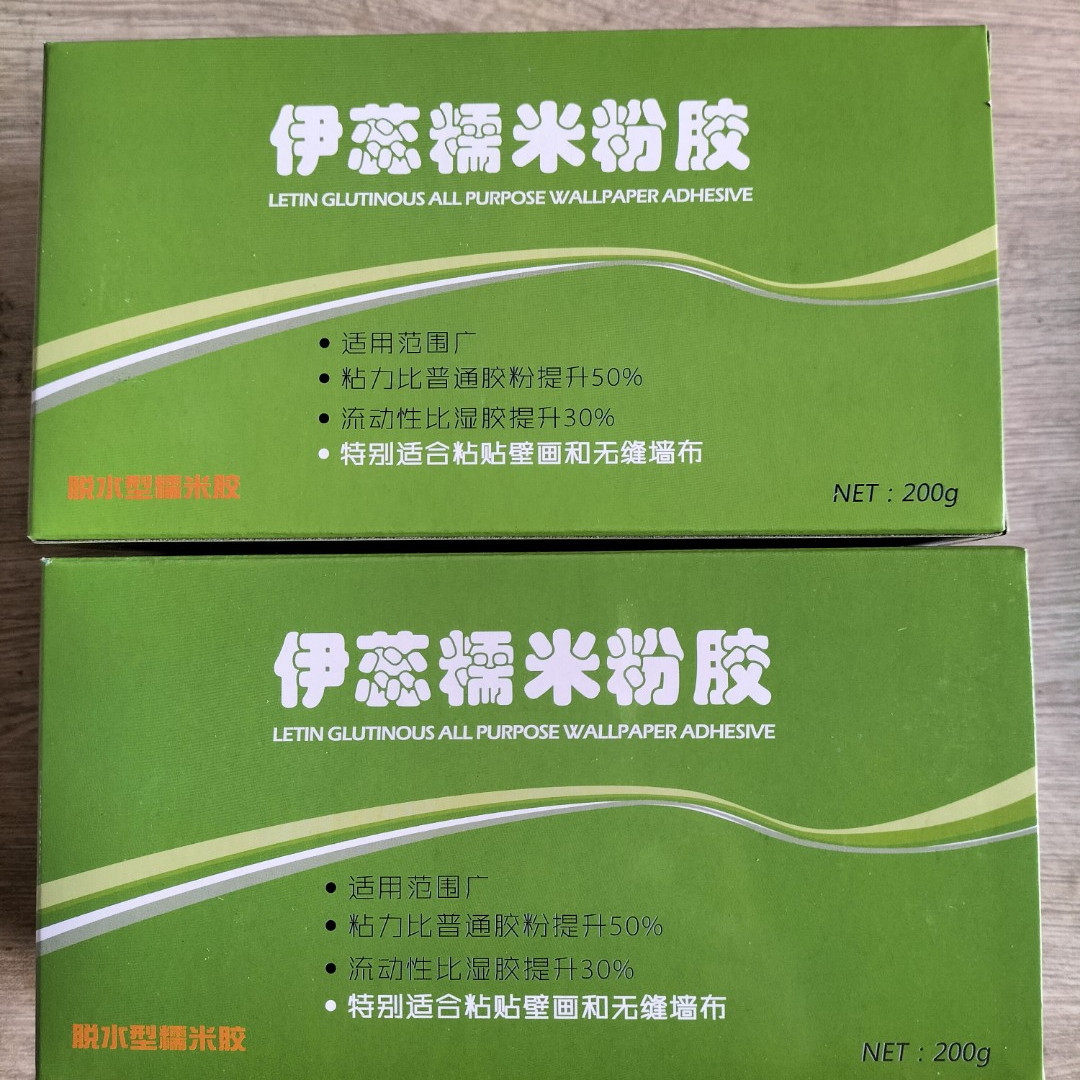 家用强力糯米胶粉墙纸布粘贴壁纸粘合剂修补壁画电视墙胶水