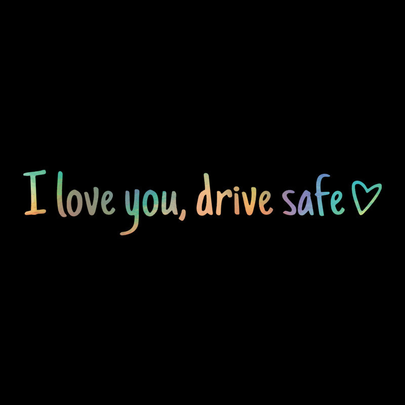 Men sizni yaxshi ko'raman Drive Safe xavfsiz haydash suv o'tkazmaydigan avtomobil stikerlari avtomobilni aks ettiruvchi stikerlar orqa ko'zgu oynasi dekorativ stikerlari