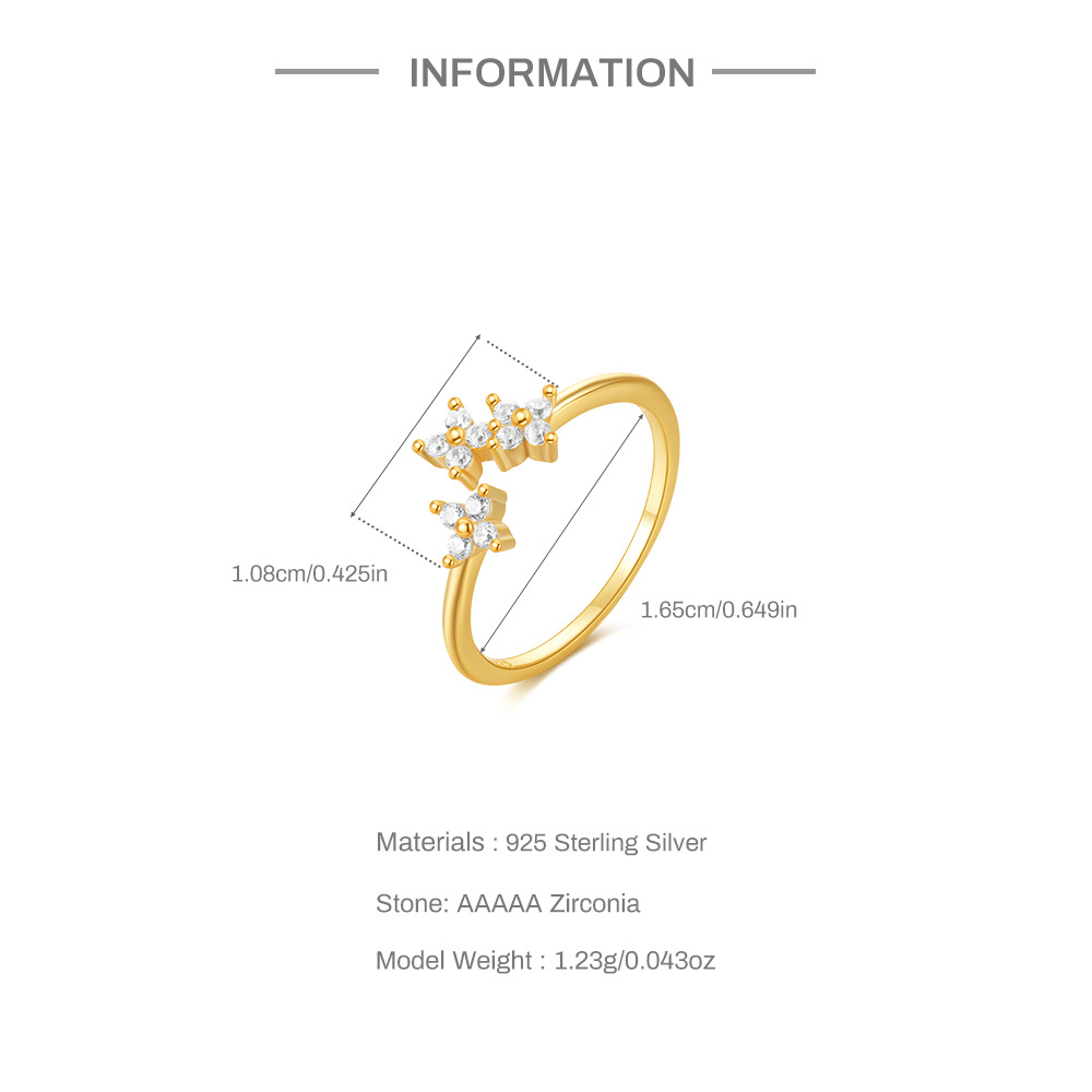 5g Weight Zircon Inlay Material Rings, Earrings, Necklace Classification Holiday, Daily Occasion 925 Sterling Silver Material Geometric Pattern Women's Gender Inlay Design Shiny Style 925 Sterling Silver Zircon Inlay Geometric Rings Earrings Necklace 无