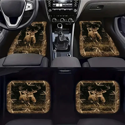 Avtomobil döşəmə paspasları — Car Floor Mats Four-Piece Set Car - byt-car-floor-mats-4-3344cm-two-piece-set