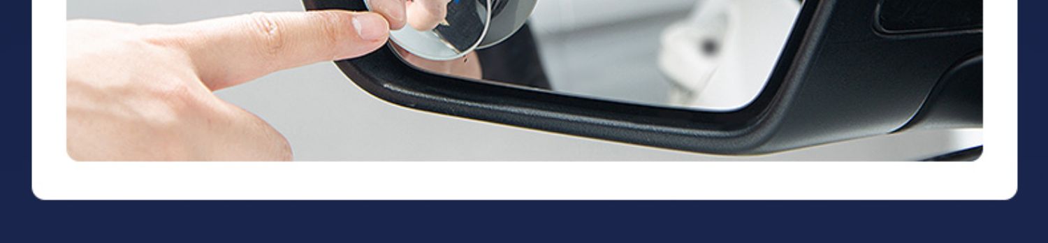 Suction cup car rearview mirror, frameless, high-definition, reflective, ultra-clear, and designed to assist with blind spot monitoring