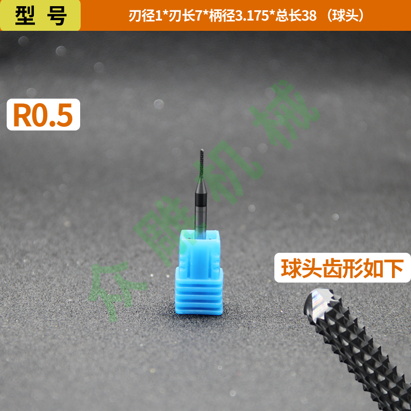 Cuchillo de maíz de acero de tungsteno recubierto de diamante DLC Fibra de vidrio Fibra de carbono FRP Fresa de piedra artificial de grafito