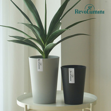 花盆家用塑料客厅桌面加厚绿植盆黑胶环保热植龙舌兰蝴蝶兰组合盆