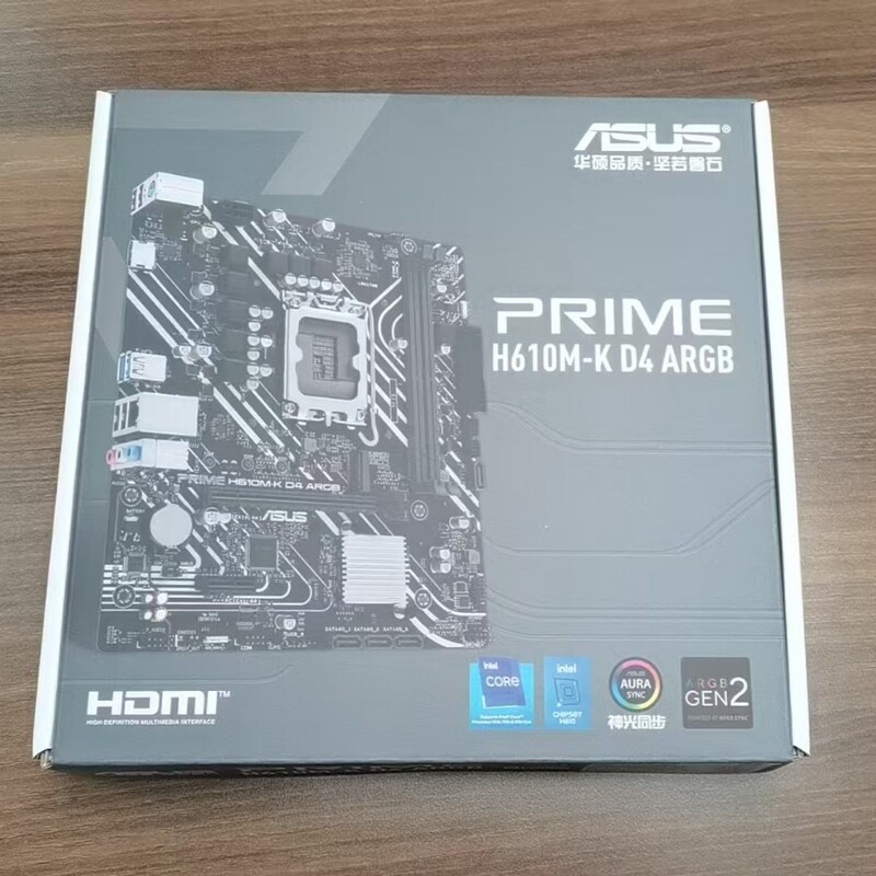 Asus Motherboard Prime H610M-K D4 Argb All Solid State M.2