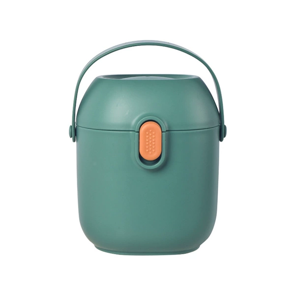 Olive green-high-grade milk powder can