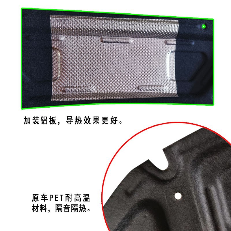 byd seagull engine cover sound insulation cotton noise reduction and shock stop pad for byd seagull Machine cover
