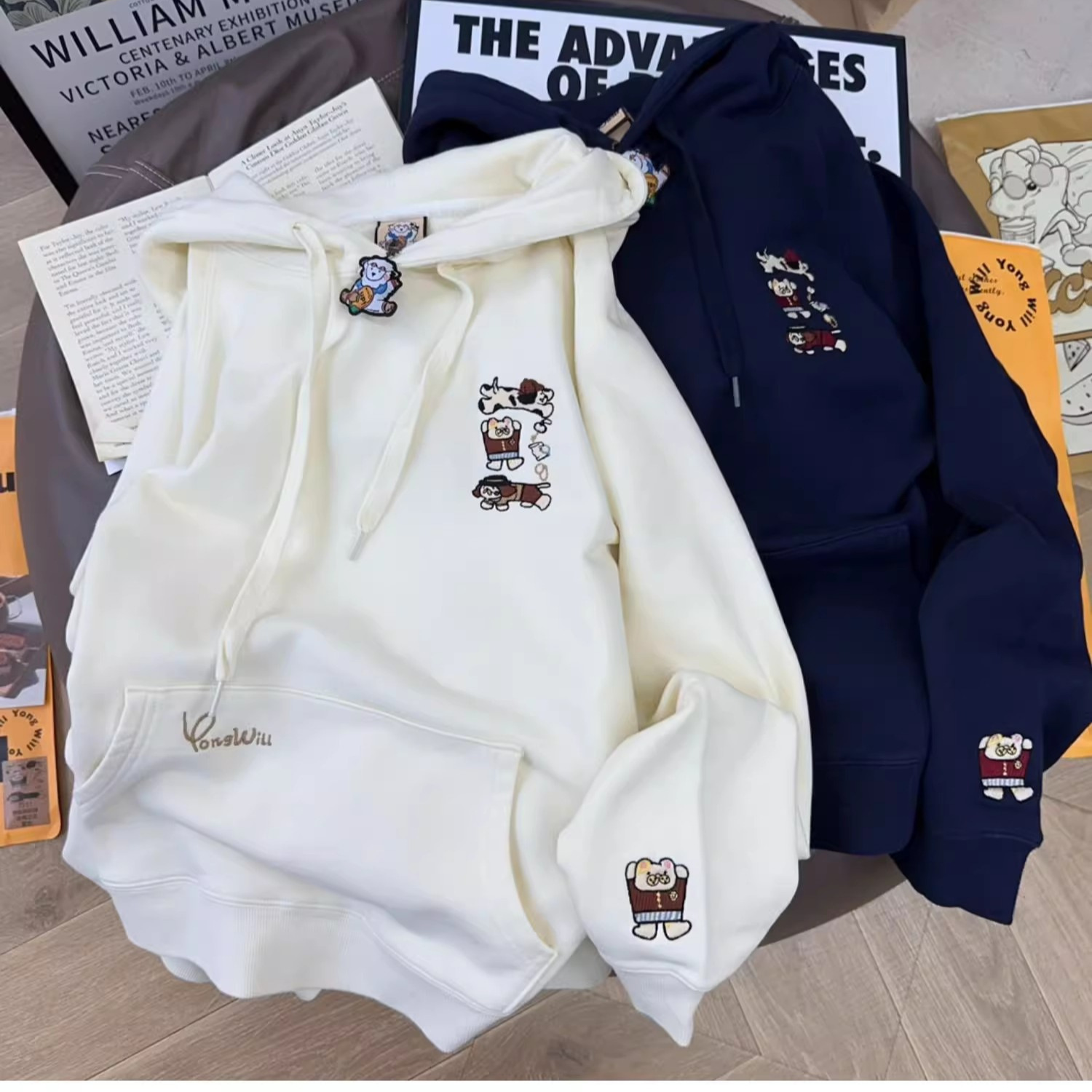 紙袋家! Yongwill羊の紙袋の家の刺繍がゆったりしています。
