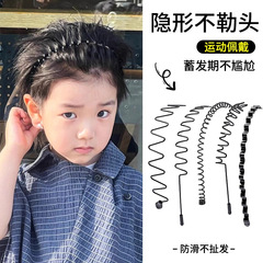 儿童发箍不勒头男士洗脸专用头箍2025新款蓄发尴尬期神器隐形发卡