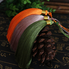 流蘇 13cm雙拉圈繞金線流蘇 滌綸流蘇穗子 扇墜掛飾流蘇配件 流蘇