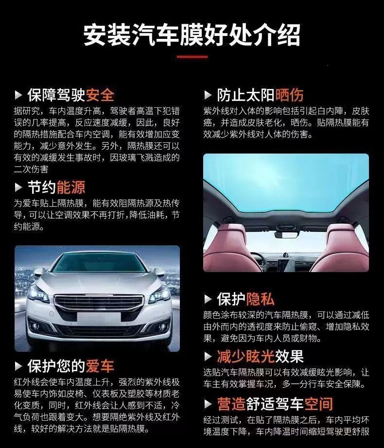 3m Car Film, Heat Insulation Film, Car Film, Sun Protection Film, Full Car Film, Solar Film, Window Film, Crystal 70 Sun Protection and Explosion-Proof