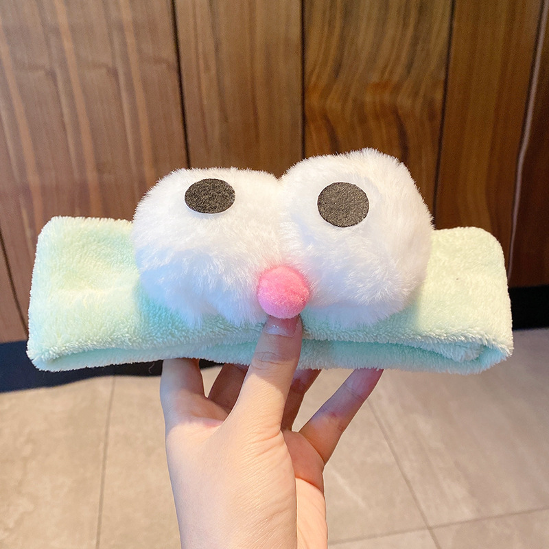 Lavar la cara, banda de cabello para mujeres, máscara de maquillaje especial antideslizante, linda, extraña banda de cabello elástica sin rastro, 2024 nuevo