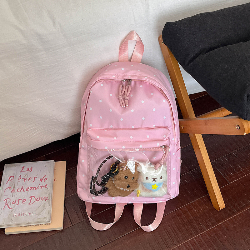 Nueva moda mochila de moda para mujeres fresca dulce gran capacidad de moda ocio para estudiantes de clase mochila simple