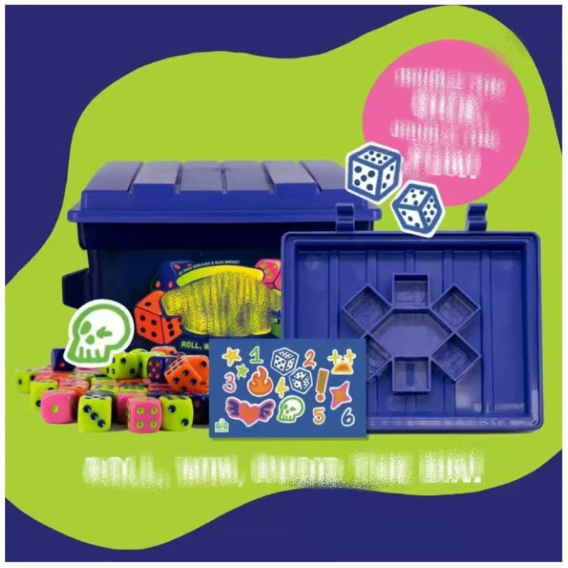 Трансграничный новый Dumpster Dice-Быстро развивающаяся семейная игра в кости подходит для семейной ночи игры