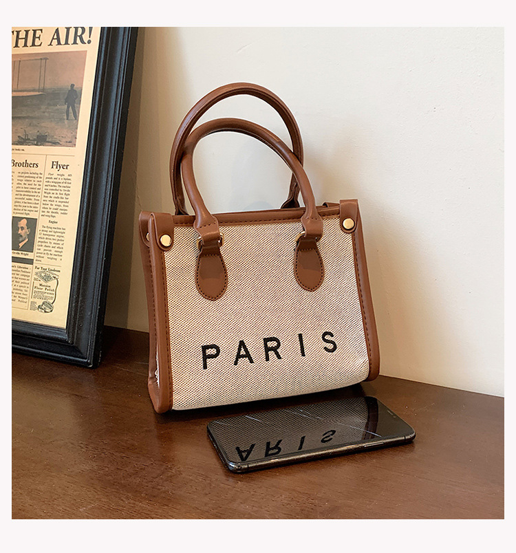 Nihaojewelry Wholesale Fashion Letter Paris Large Capacity Tote Bag display picture 18