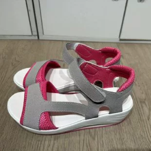Summer baby rocker platform, shoes, sandals with velcro, 2023, plus size, wholesale
