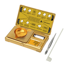 亚马逊0.001g便携天平电子秤迷你烘焙精准克称 0.01g工具盒珠宝秤