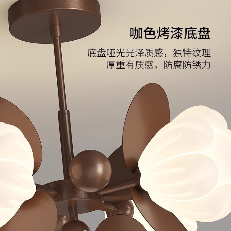 [Estrictamente seleccionado] Arte creativo minimalista Estilo antiguo francés 2025 nuevo lirio de los valles flor protección ocular habitación para niños dormitorio