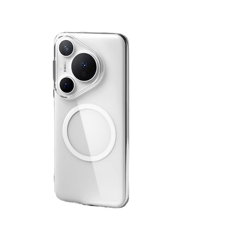 Passend für Huawei Mate80Po Nicht vergilbende, transparente magnetische Handyhülle Pua70 Leichtes PC Einfache Schutzhülle_voghion.com