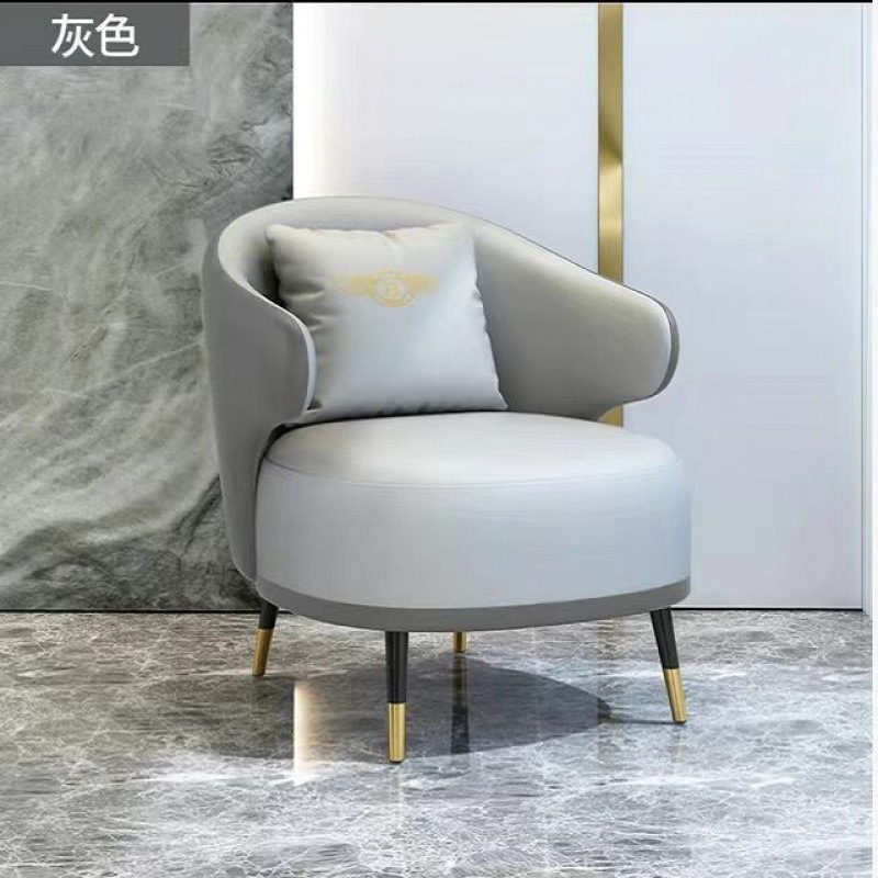 Sofá individual mesa de té combinación de ventas balcón ocio hotel de negocios salón de belleza recepción sofá mesa de negociación