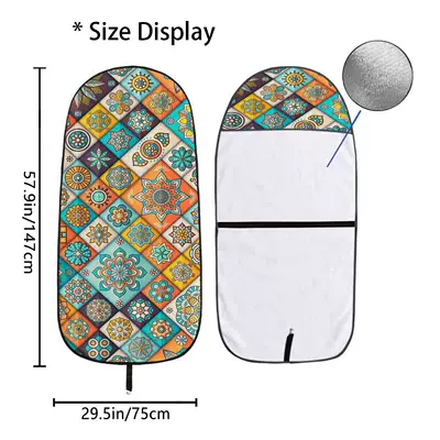 Universal seat cover, Geometric Seat Towel Cover - qctj645-75x150