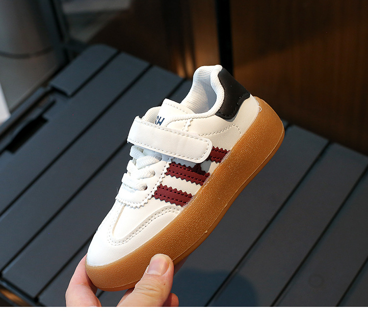 Children's Forrest Gump Shoes 2023 Autumn and Winter New Girls' Waffle Shoes Campus Boys' Moral Training Shoes_voghion.com