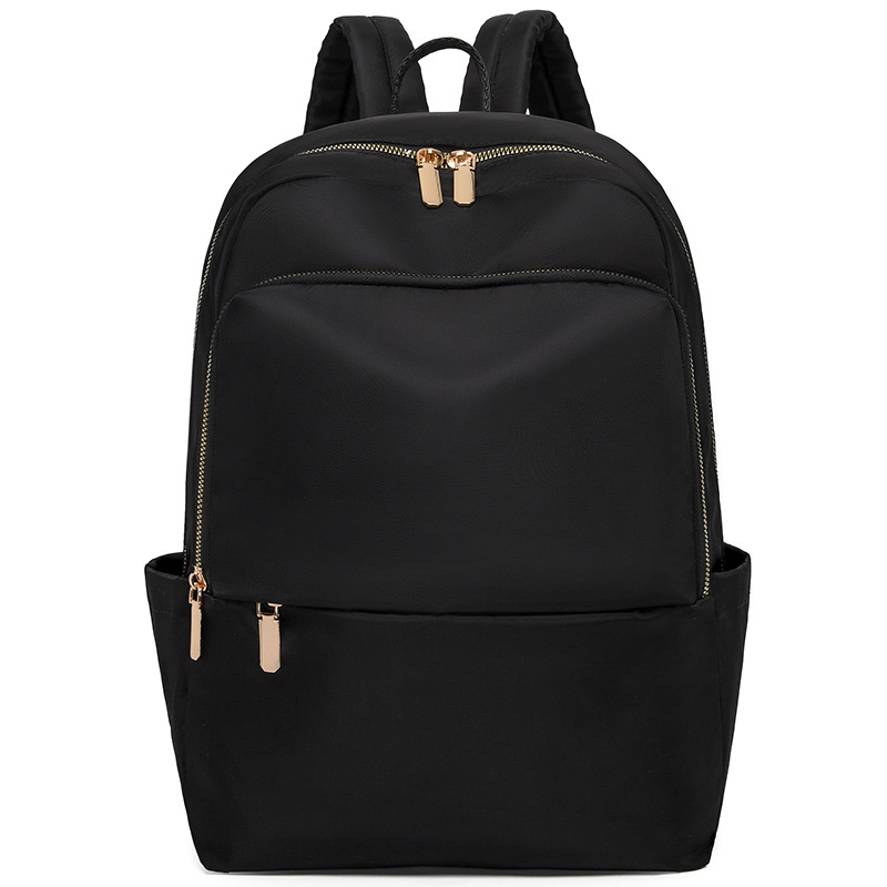 Fábrica al por mayor 2024 nueva mochila casual de color sólido para mujer, mochila para computadora de gran capacidad ligera para desplazamientos urbanos