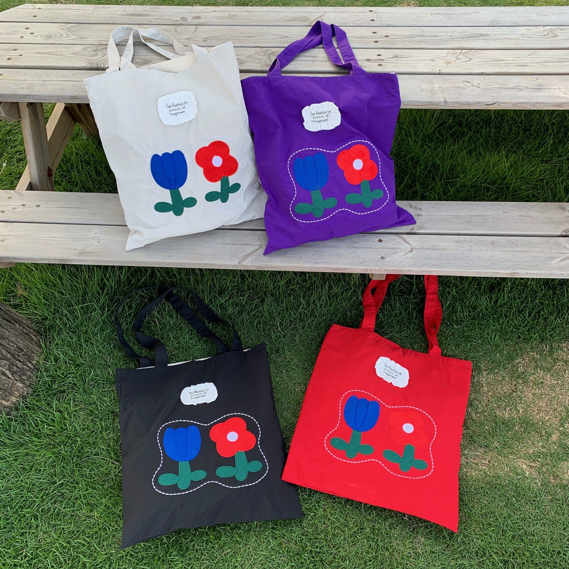 Весна и лето новая сумка на плечо большая емкость нейлон корейская минималистская сумка с дикой вышивкой женская сумка