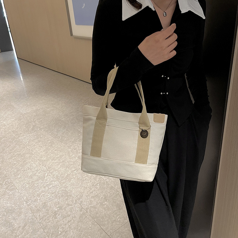 Verano nuevo bolso de lona japonés bolso de dama bolso de gran capacidad bolso de moda versátil bolso de moda casual